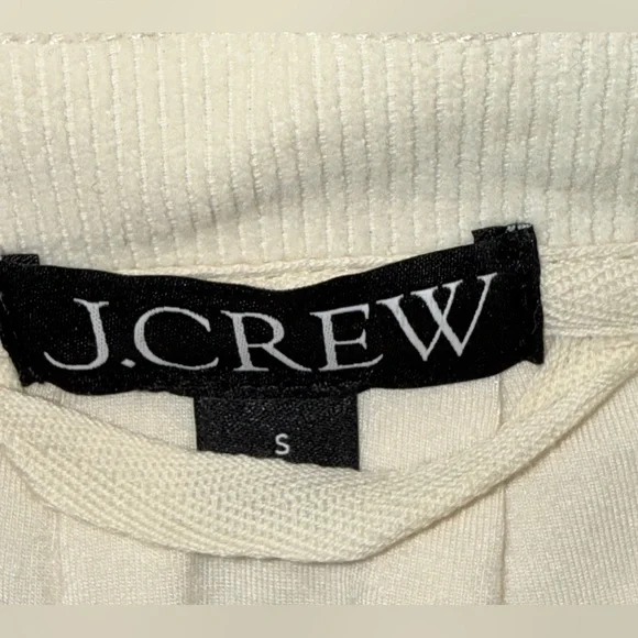 J.Crew Sherpa Soft Sherpa Half Zip Fleece Front Pockets Pull Waist Pullover - Picture 6 of 12